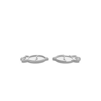 GLB file of a Turnip Dice Tray Box with a compact box design for tabletop gaming and dice storage.