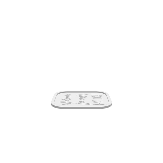 GLB of render file of a “Welcome to our Patch” Fall Tray showing a 3D preview of the assembled tray sign for visualization before production.