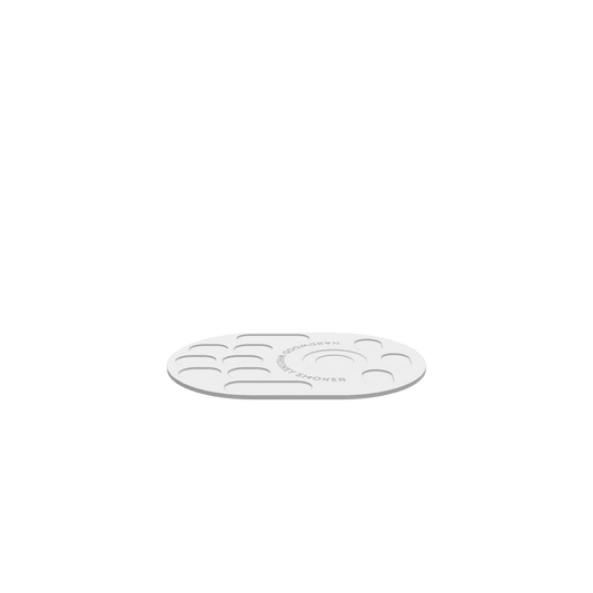 A 3D render of CNC file showing a Board with carved sections and smooth surface finish.