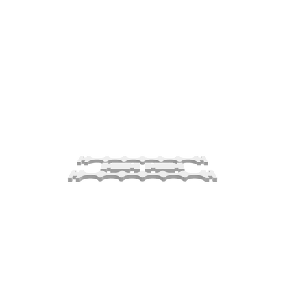3D render of the CNC file shows a smooth, interlocking structure that securely holds multiple bottles and perfect for home bars.