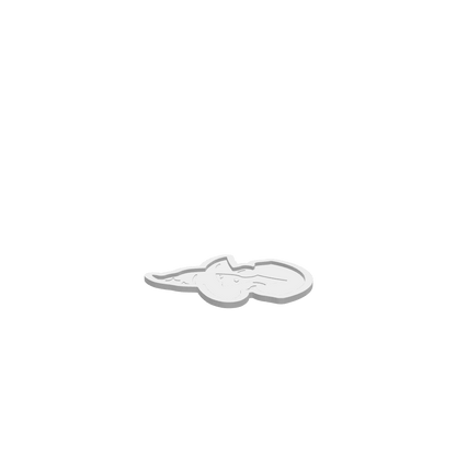 GLB of render file of the same witch face Halloween tray, ready for 3D viewing or digital use.