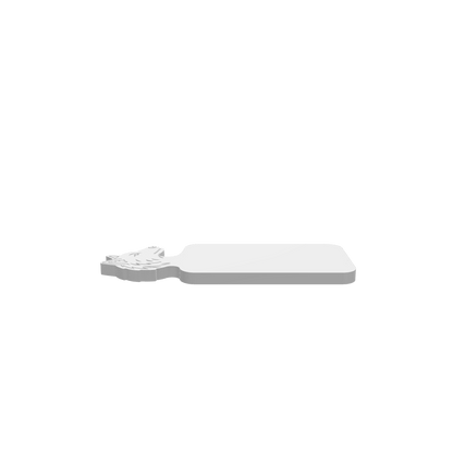 GLB of render file of a wolf head cheese board, ready for 3D visualization or presentation.